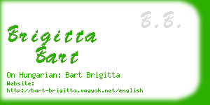 brigitta bart business card
